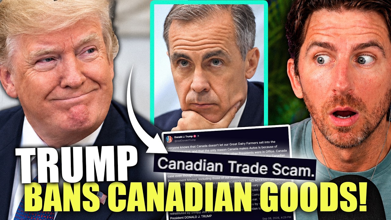 "TRUMP'S CANADA BAN: Massive New Tariffs Escalate Trade War!"
