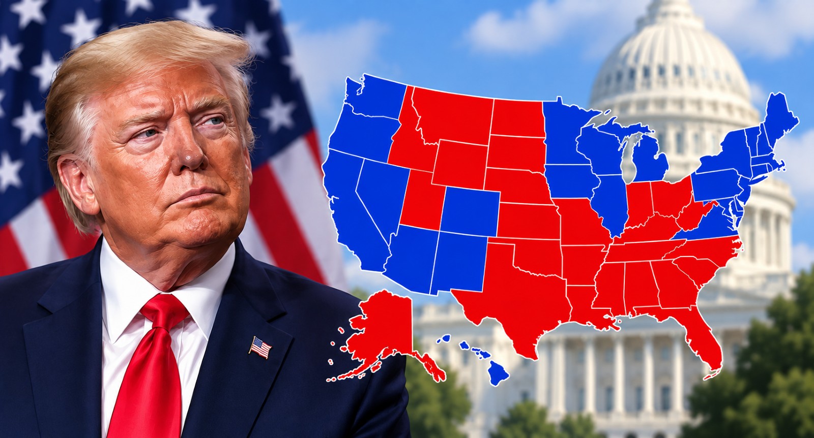 "⚡ ELECTION SHOCKER: THE UNTHINKABLE BLUE-TO-RED FLIP NOBODY SAW COMING!"