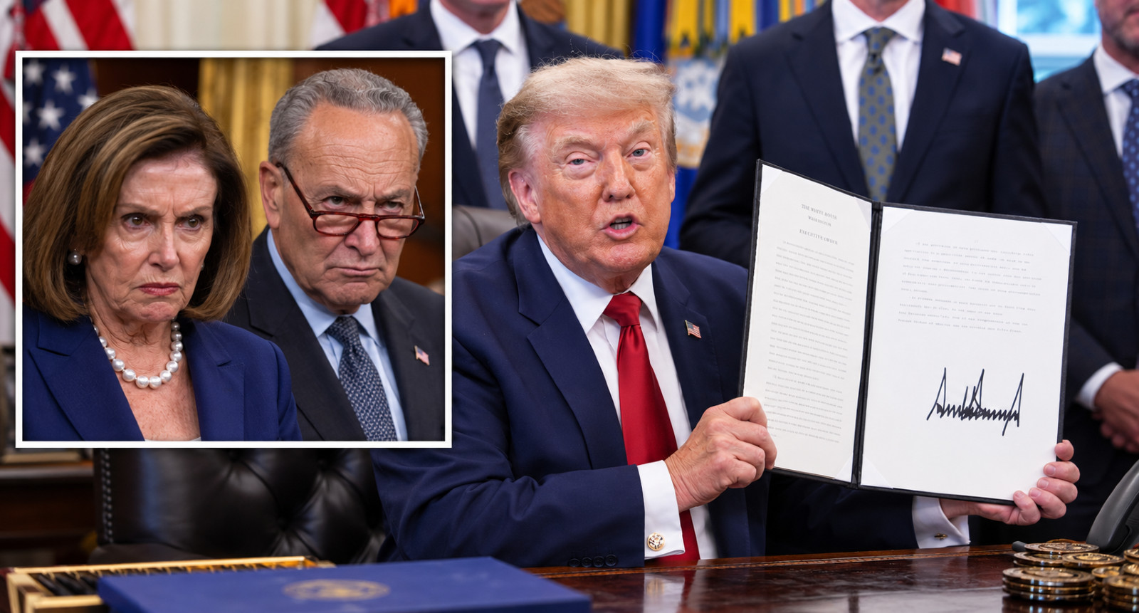 "TRUMP'S NEW ORDER TRAPS EVERY RINO: Dems Freak Out Instantly!"