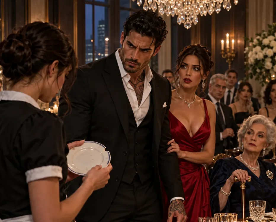 THE MAFIA BOSS’S FIANCÉE ORDERED ME TO THROW AWAY A CHIPPED PORCELAIN PLATE—THEN LUCA SAW IT IN MY HANDS AND STOOD UP.