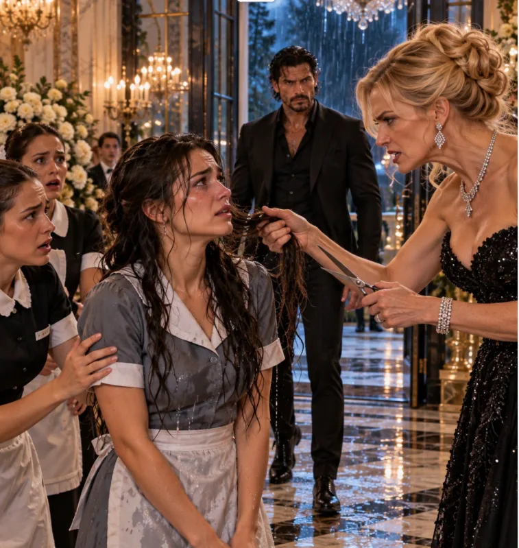 EVERYONE WATCHED THE POOR MAID BEING HUMILIATED—THEN THE MOST FEARED MAN ON THE EAST COAST STEPPED FORWARD.