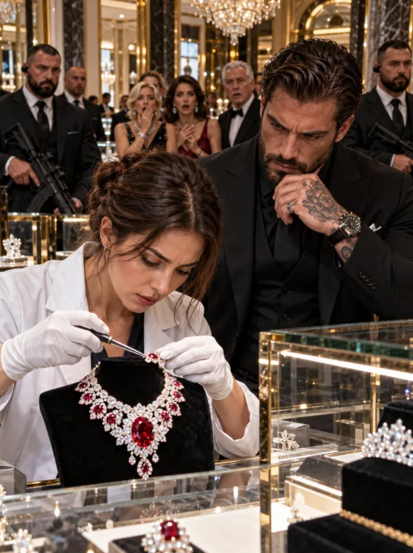 The mafia boss locked the doors and accused a jeweler of stealing his mother’s multimillion-dollar necklace—so she broke it in front of him and revealed something he never expected.