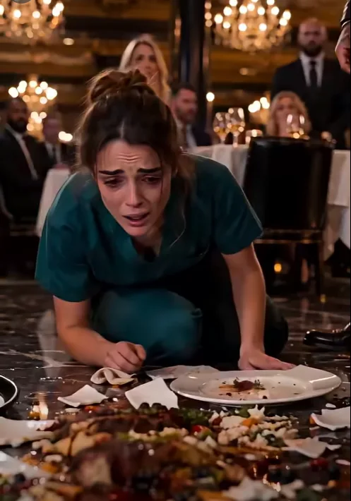 He slapped the waitress across the face in front of 27 people and laughed because nobody dared defend her—then the silent man at table six stood up.