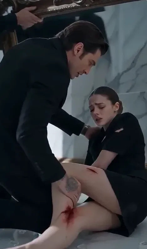 The mafia boss’s fiancée blamed the injured maid for climbing a ladder—but Luca looked across the shattered hallway and quietly asked, “What ladder?”