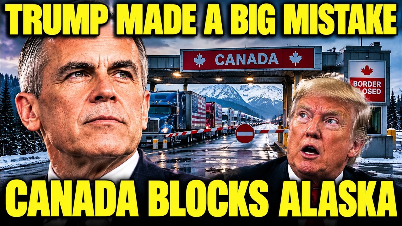 "🚨 BORDER SHOCKER! — TRUMP'S TARIFFS BACKFIRE AS CANADA BLOCKS THE ALASKA HIGHWAY FOREVER!"