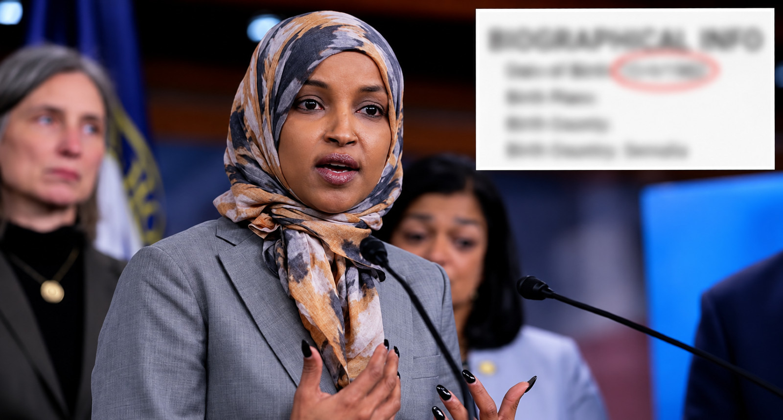 "🚨 BIRTH CERTIFICATE SHOCKER! — ILHAN OMAR STUNNED AFTER THE TRUTH ABOUT HER PAST LEAKS!"