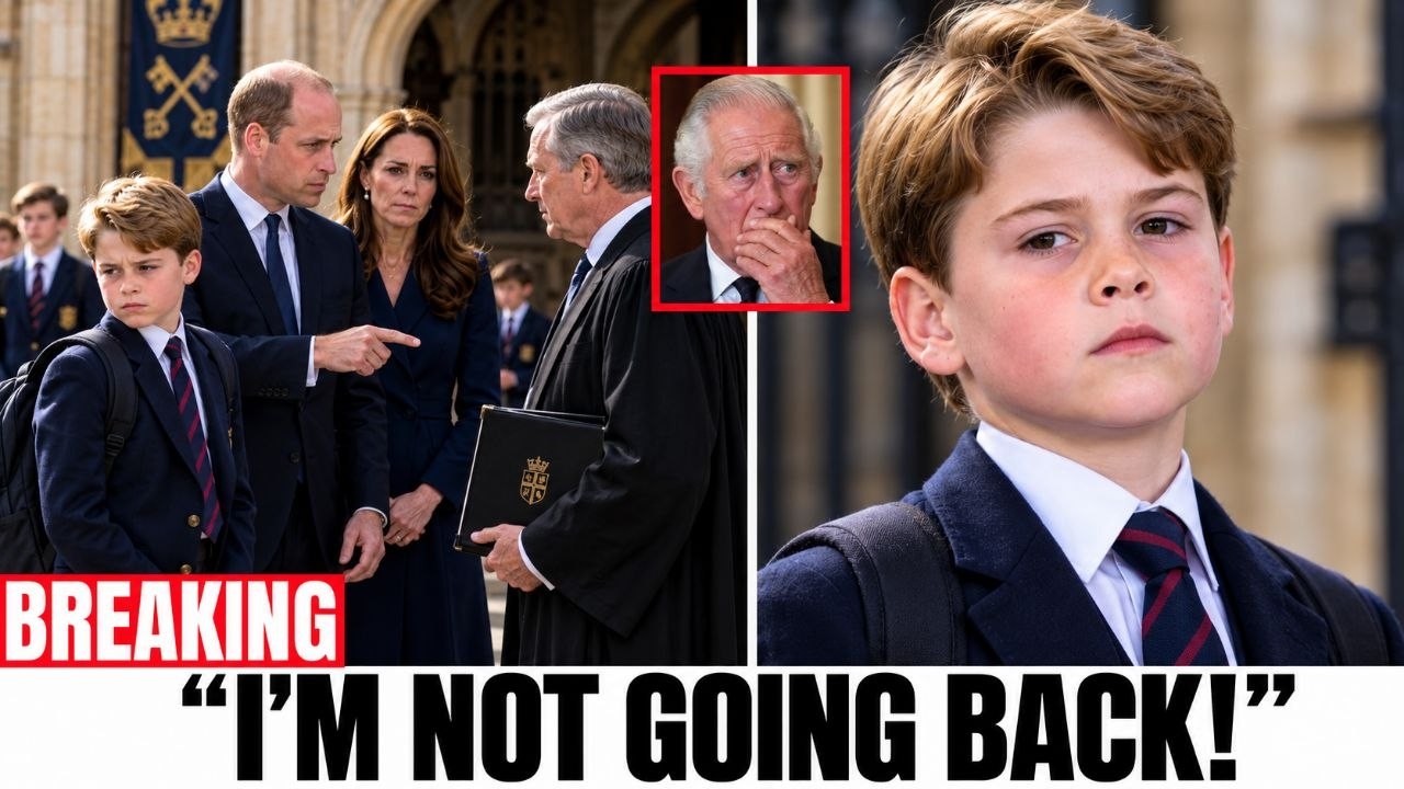 "🚨 ROYAL SHOCKER! — PRINCE GEORGE REFUSES TO RETURN TO ETON AFTER SUSPENSION: WILLIAM'S FINAL DECISION STUNS THE PALACE!"