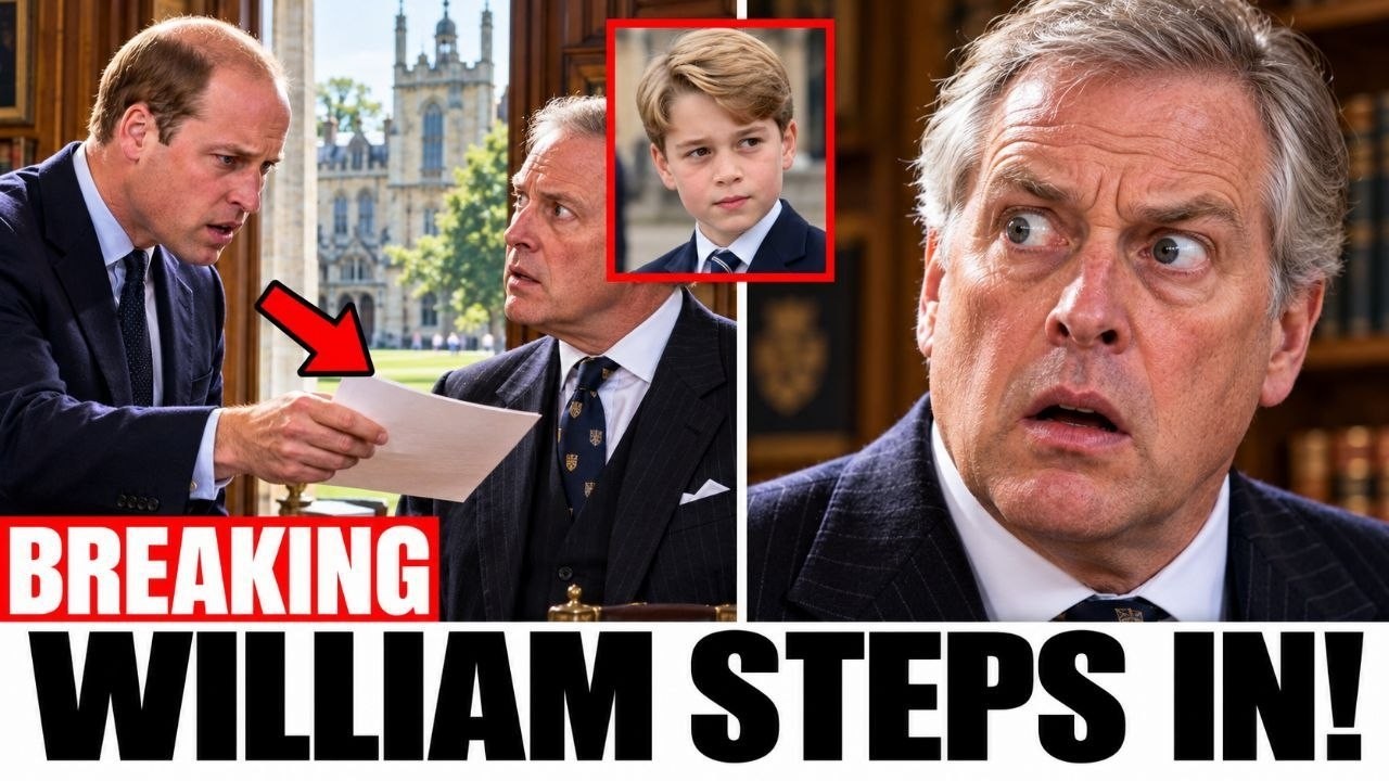 "🚨 ROYAL SHOCKER! — WILLIAM ARRIVES AT ETON AFTER PRINCE GEORGE IS PUNISHED AND WHAT HE DOES NEXT SHOCKS THE HEADMASTER!"