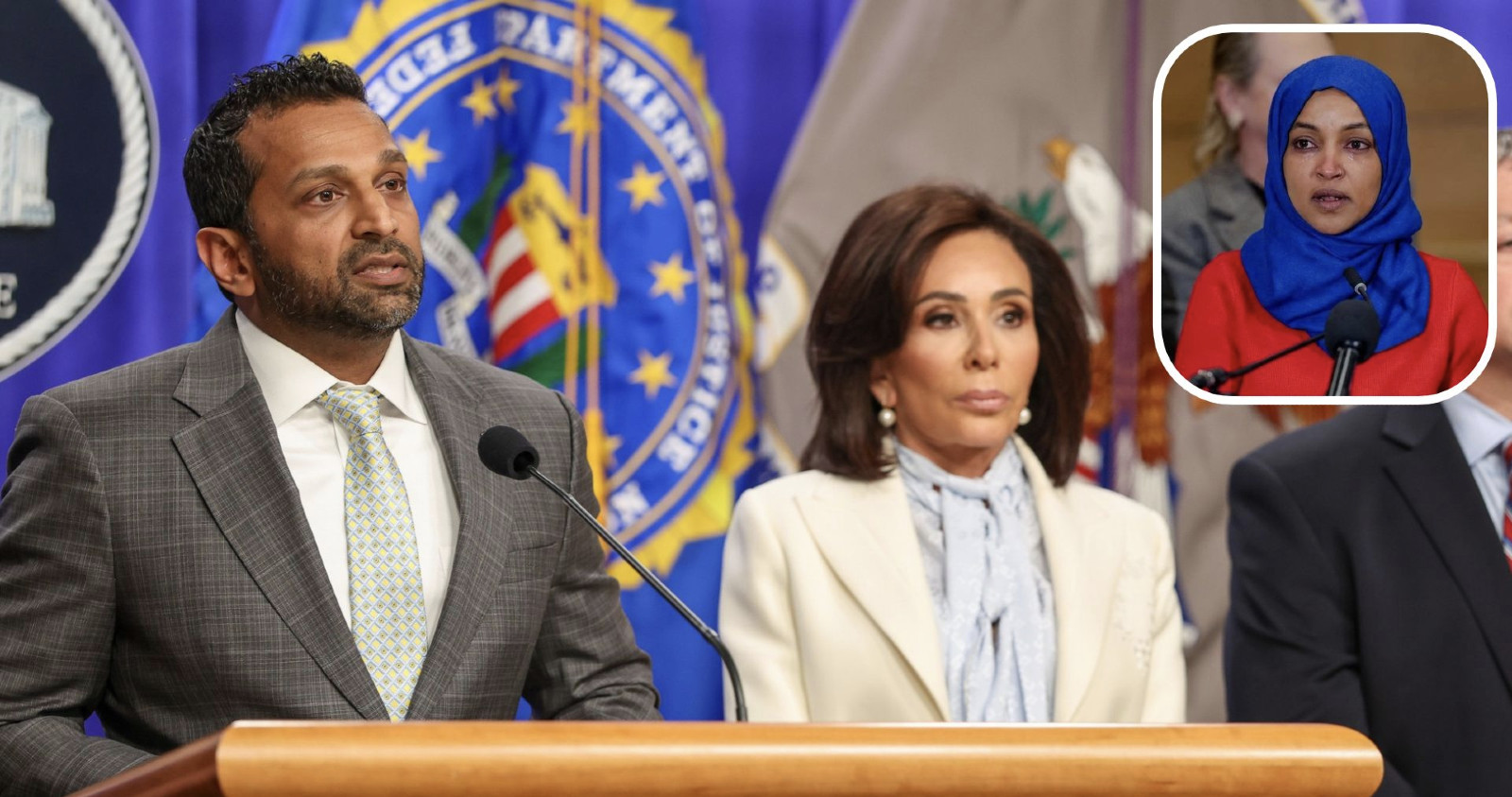 "🚨 POLITICAL SHOCKER! — KASH PATEL AND JEANINE PIRRO FOUND IT AS ILHAN OMAR IS BROUGHT IN!"