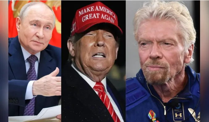 "🚨 BRANSON'S SCATHING ATTACK! — HE BLASTS TRUMP OVER PUTIN TIES AND URGES EUROPE TO STAND FIRM!"