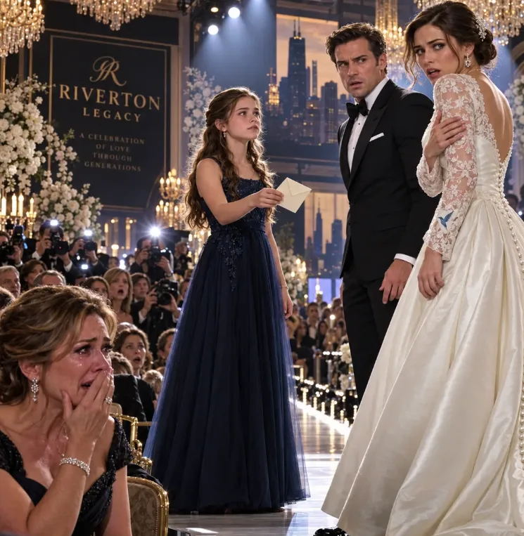 AT MY HUSBAND’S 20TH ANNIVERSARY FASHION SHOW, HIS MISTRESS WALKED ONSTAGE WEARING THE LAST DRESS MY DEAD MOTHER EVER MADE—THEN OUR 14-YEAR-OLD DAUGHTER WHISPERED, “MOM, LET HER TAKE THE BOW.”
