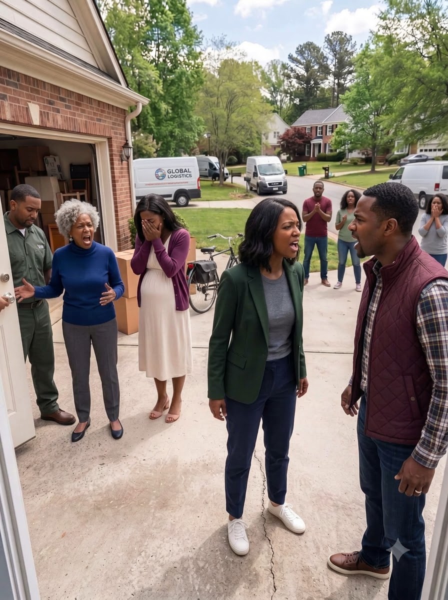 # MY MOM MOVED MY FURNITURE INTO THE GARAGE SO MY UNCLE COULD TAKE OVER MY DOWNSTAIRS—THEN THREE VANS ARRIVED TO FIND A LOCKSMITH CHANGING EVERY LOCK
