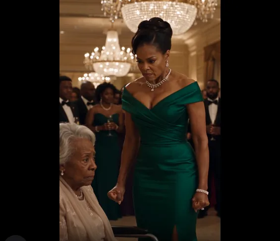 A Billionaire’s Wife Tried to Slap a Helpless Old Woman—Then a Poor Waitress Stopped Her, Not Knowing Who Was Watching