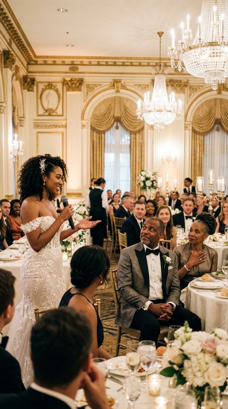 Thirty-One Years After My Father Disowned Me, His Grandson’s Bride Introduced Me With Two Words That Changed Everything