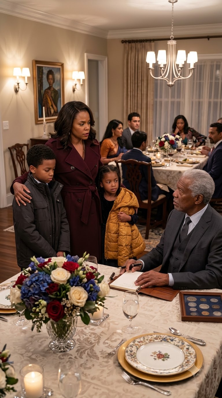 MY FATHER MADE MY CHILDREN WAIT FOR LEFTOVERS AT HIS 70TH BIRTHDAY—THEN A SECRET VIDEO EXPOSED WHY THEIR PLATES WERE EMPTY