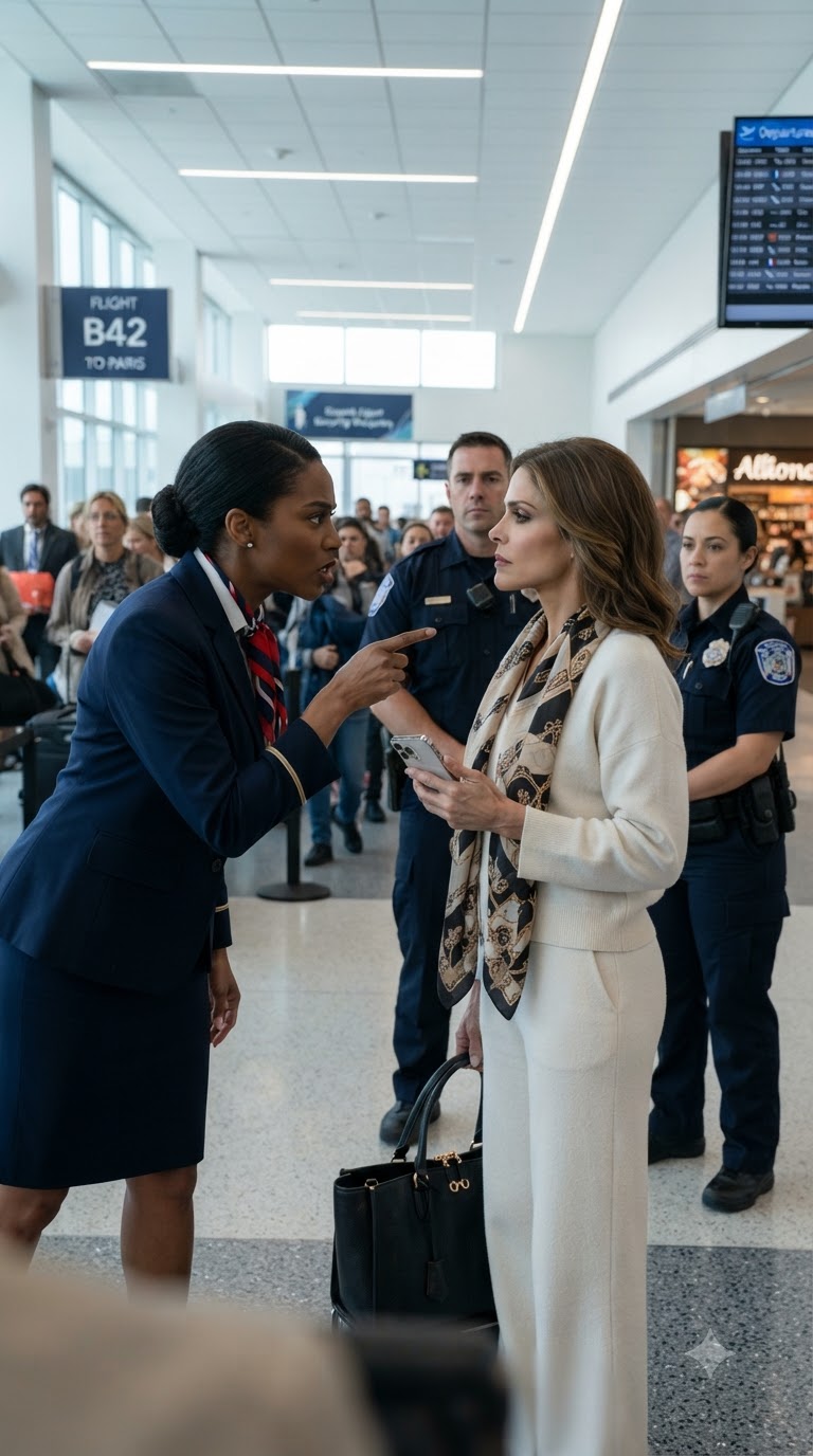 Airport Police Pointed Guns at Me in First Class—Then the Purser Learned I Owned 71% of the Airline