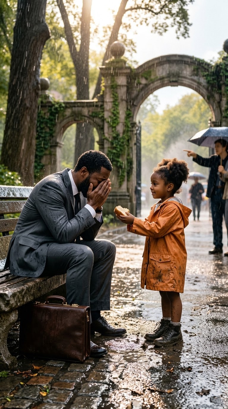 A Homeless Little Girl Gave a Millionaire CEO Her Last Piece of Bread—Then Showed Him a Photo of His Missing Son