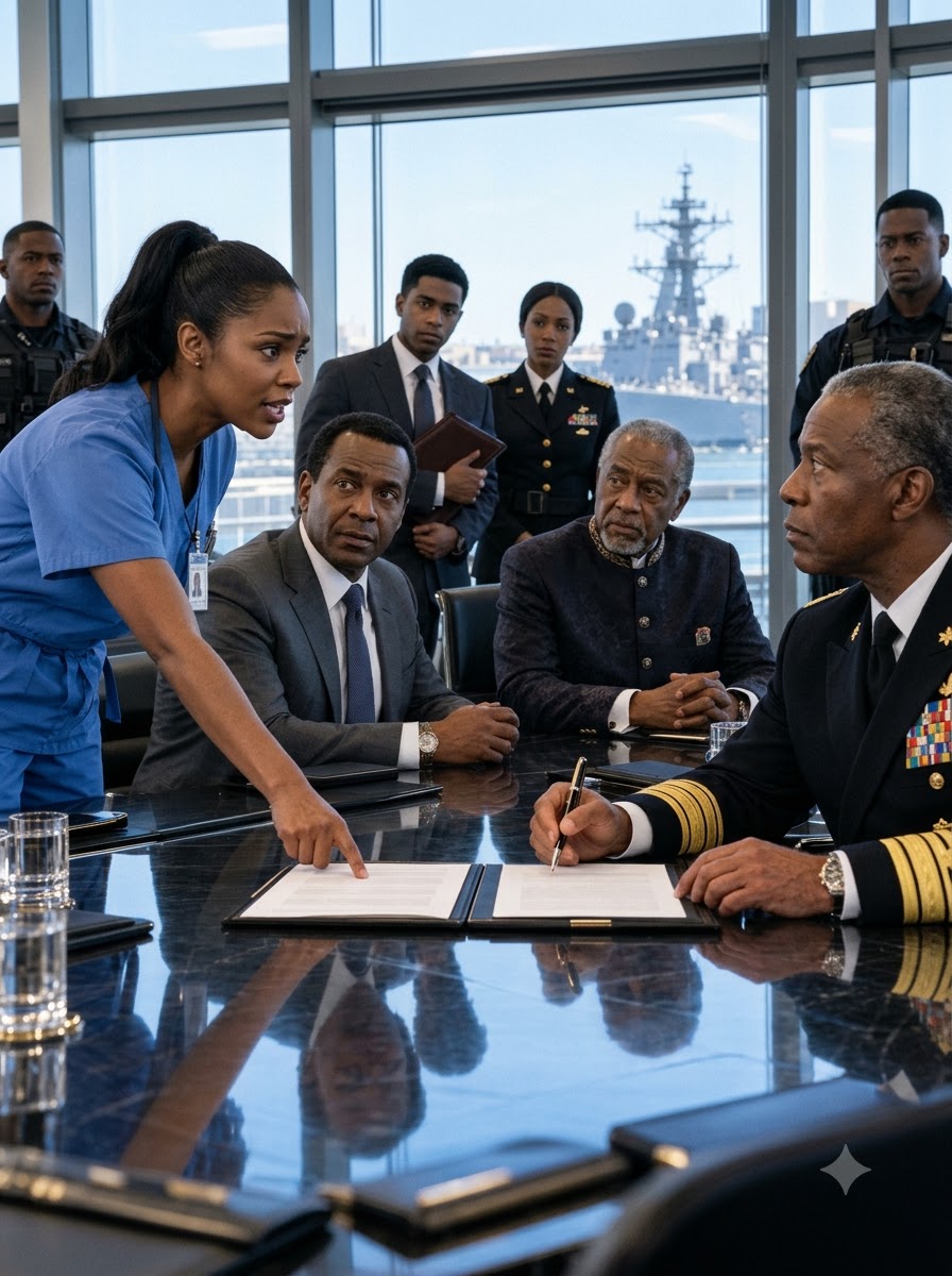 A ROOKIE NURSE EXPOSED A LYING TRANSLATOR JUST SECONDS BEFORE A NAVY ADMIRAL SIGNED A DIPLOMATIC DEAL—HE ORDERED HER OUT, UNTIL THE FOREIGN MINISTER COLLAPSED AND SHE DID SOMETHING THAT LEFT THE ENTIRE ROOM SPEECHLESS!