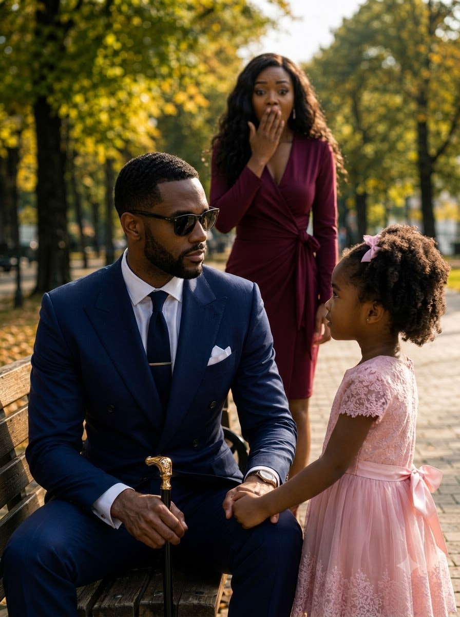 My Wife Left Me Blind on a Park Bench—Then a Little Girl Whispered, “They Lied to You,” and My Wife Panicked