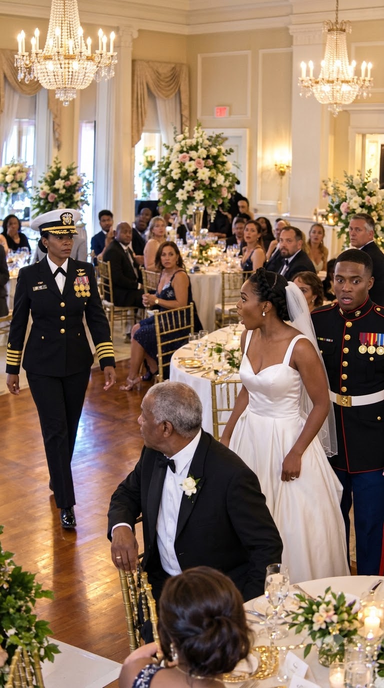 MY FATHER TEXTED, “NO ONE GIVES A DAMN ABOUT YOUR NAVY CAREER.” THE NEXT MORNING, I WALKED INTO MY SISTER'S WEDDING—AND 200 MILITARY OFFICERS STOOD UP.