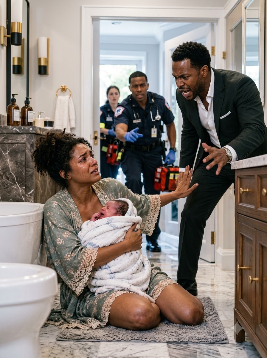 My Husband Slapped Me During Labor and Locked Me in the Bathroom After I Gave Birth—He Didn't Know the 911 Dispatcher Heard Everything