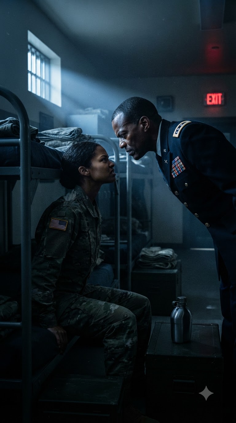 The Colonel Humiliated a “Private” and Ordered Her Away From the Officers’ Table—Then a Four-Star General Stood Up and Saluted Her