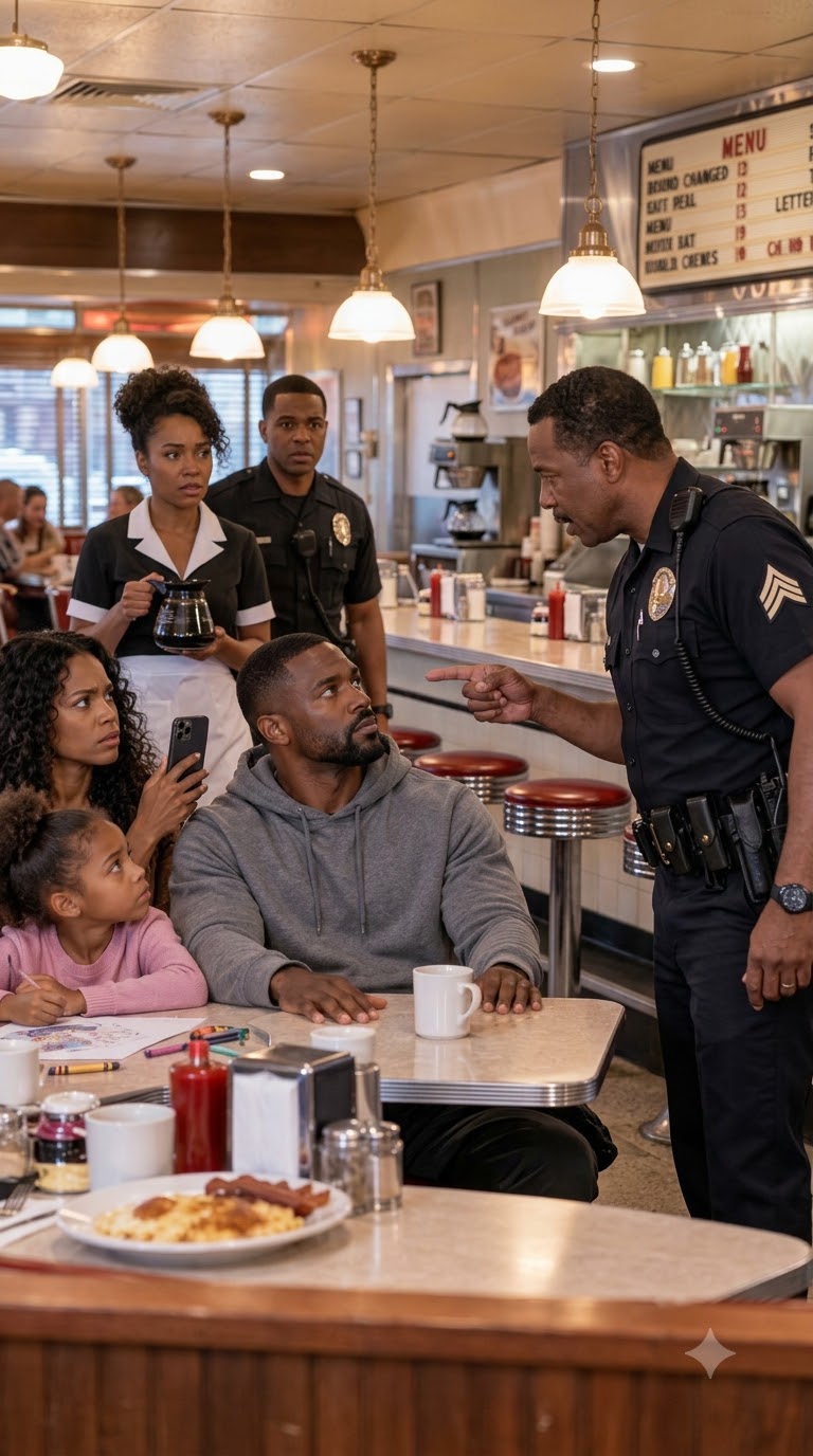 A Police Sergeant Arrested a Quiet Black Father in Front of His Children—Then Learned He Was a Navy SEAL Commander, and the Bodycam Exposed His Biggest Lie