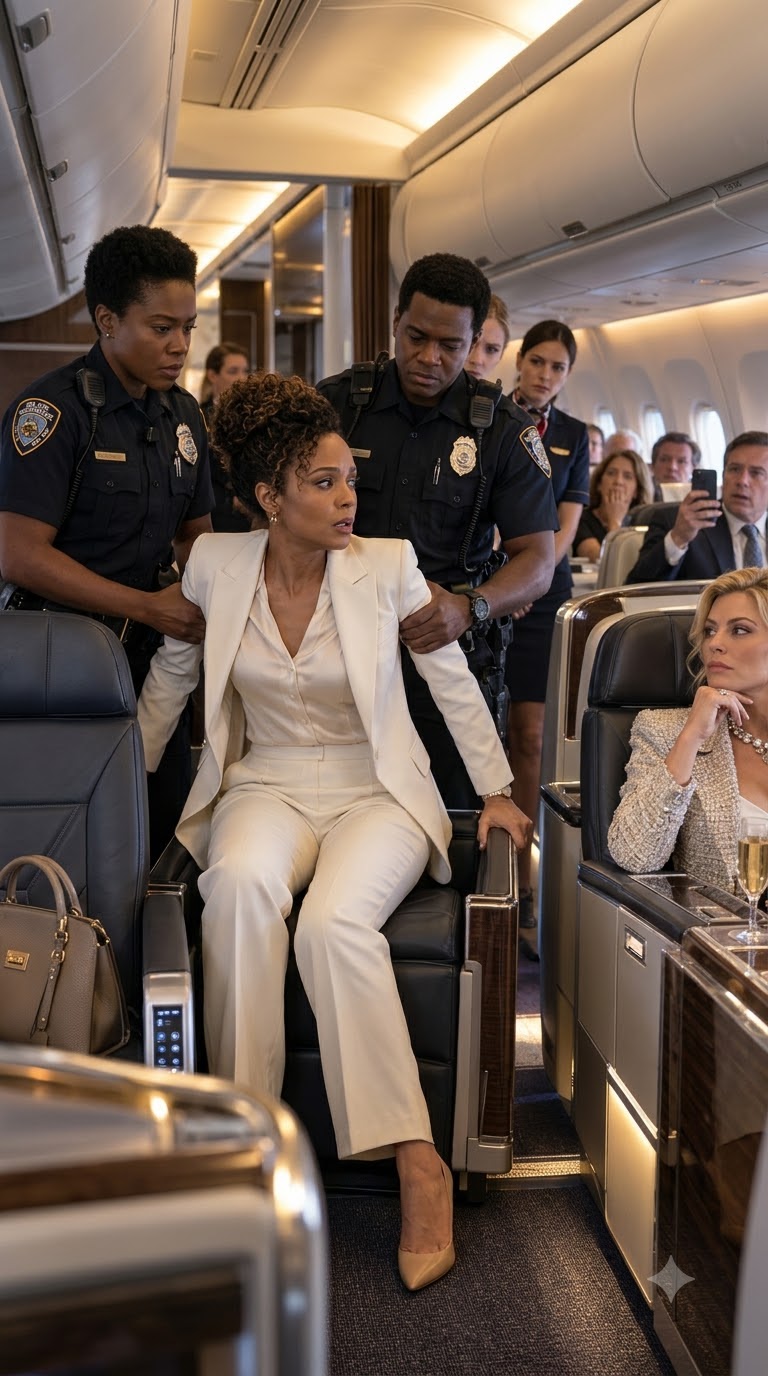 FLIGHT ATTENDANTS HAD A CEO DRAGGED OFF A PLANE AFTER ACCEPTING A BRIBE FOR HER FIRST-CLASS SEAT