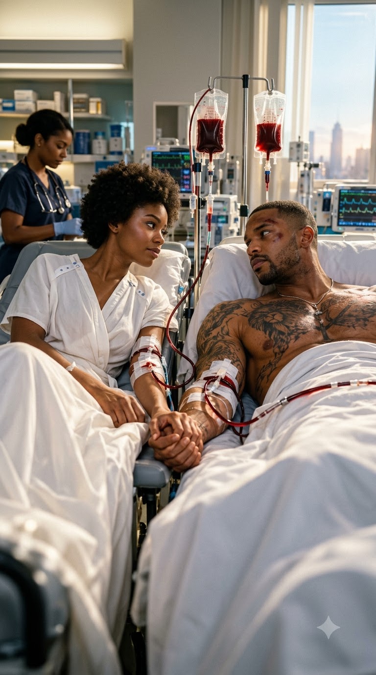 I Donated Blood to Save a Dying Stranger—Then Two Black Cars Appeared Outside My Home