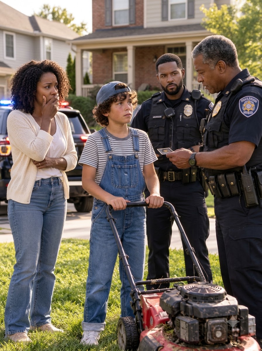 Two Police Cars Arrived After My 12-Year-Old Mowed an Elderly Woman's Lawn for Free—Then He Hesitated to Answer One Question