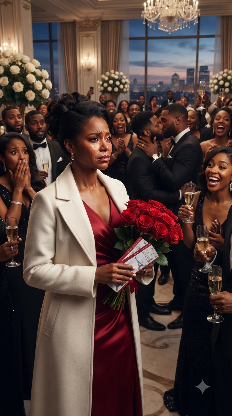 I Walked Into My Husband’s Valentine’s Surprise Party—Then Realized the “Engagement” Everyone Was Celebrating Was His