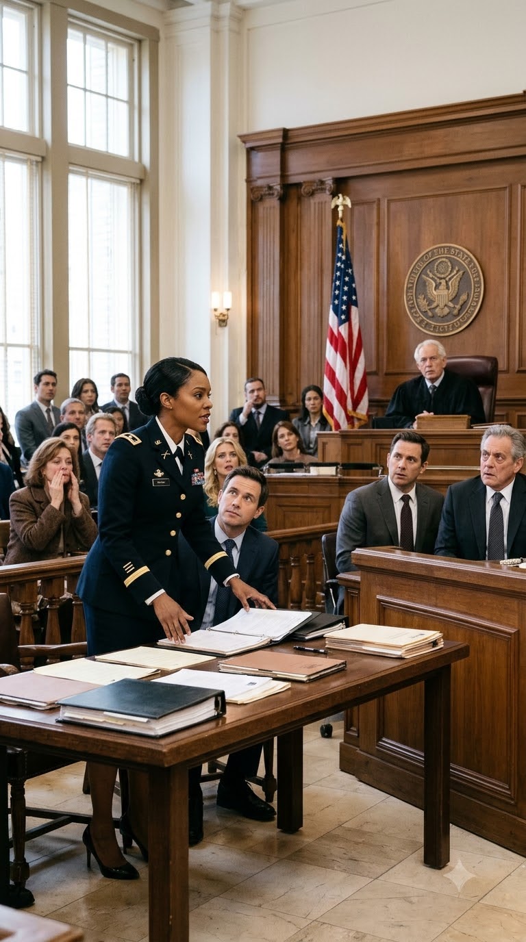 My Millionaire Dad Mocked My Army Uniform in Court—Then I Opened a Black Binder That Exposed Everything He Hid From Mom