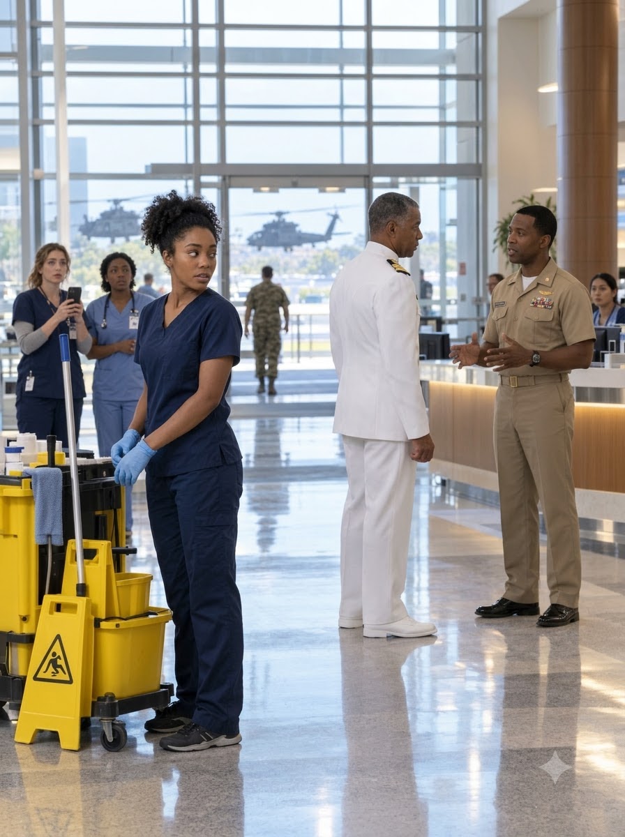 They Humiliated Her With a Mop After She Prevented a Fatal Dose—Then Two Black Hawks Landed, and the Admiral Demanded “Kestrel”