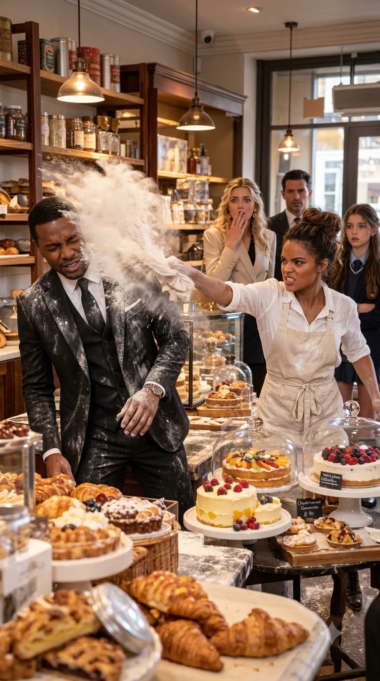 THE HEIR TO THE FLOUR AND THE SHADOWS: HOW A SOURDOUGH BAKER THREW WHITE DUST AT A MAFIA BOSS, UNCOVERED A FIFTY-YEAR DYNASTY BETRAYAL, PROTECTED A BROKEN TEENAGE NIECE FROM CORRUPT ELDERS, FACED DOWN THE RUTHLESS CONSIGLIERE WITH AN OLD ROLLING PIN, DISCOVERED HER TRUE BLOODLINE AS THE RIGHTFUL MATRIARCH, AND FINALLY FOUND PEACE, LOVE, SWEET WARM PASTRY, AND A REAL FAMILY BESIDE THE MAN WHO ONCE PAID FIFTY GRAND JUST FOR TEN MINUTES OF HER TIME