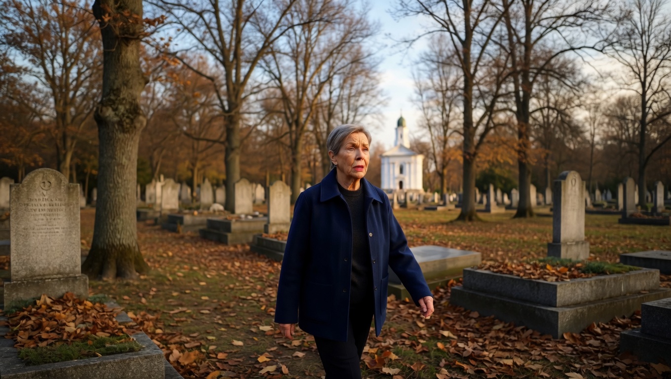 The cemetery was a landscape of absolute