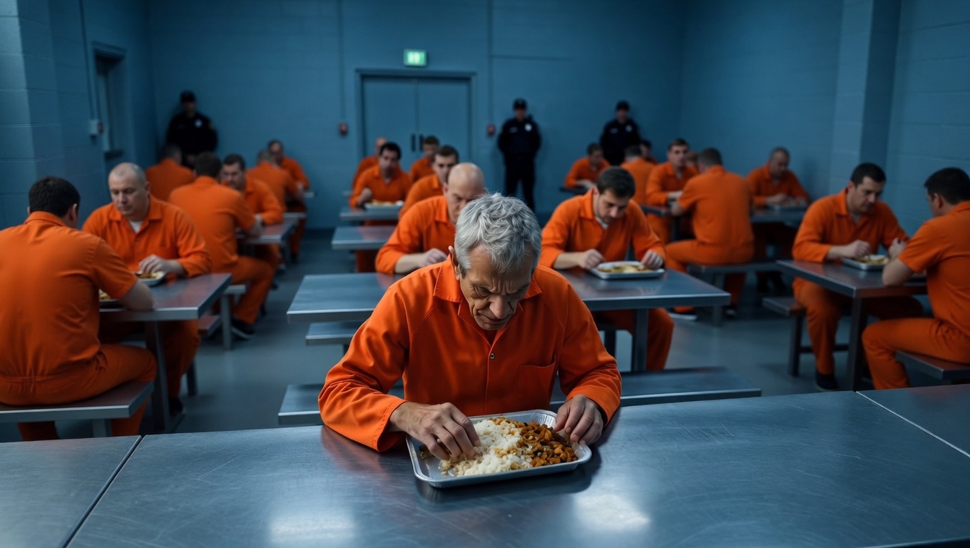 The cacophony inside the cafeteria was relentless,