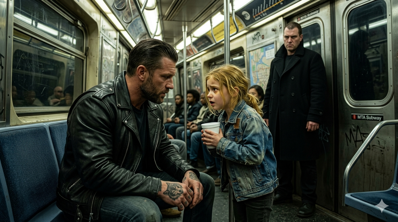 The subway car rattled through the dark