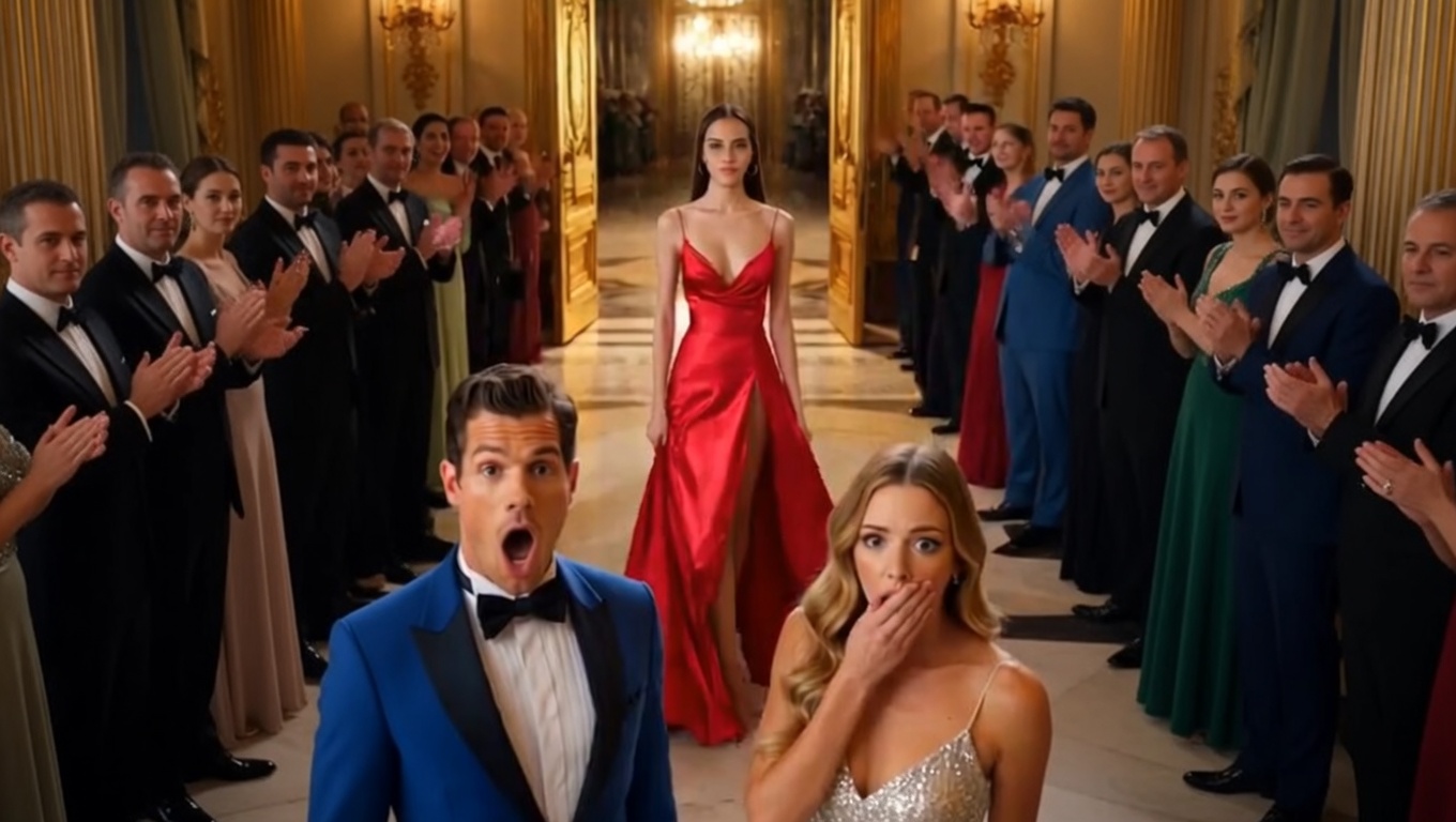 The Grand Ballroom of the Grand Plaza Hotel glittered with an almost aggressive opulence. Overhead, massive crystal chandeliers poured a golden, honeyed light over guests who wore their wealth like armor, laughing with the easy, careless confidence that only old money could buy.