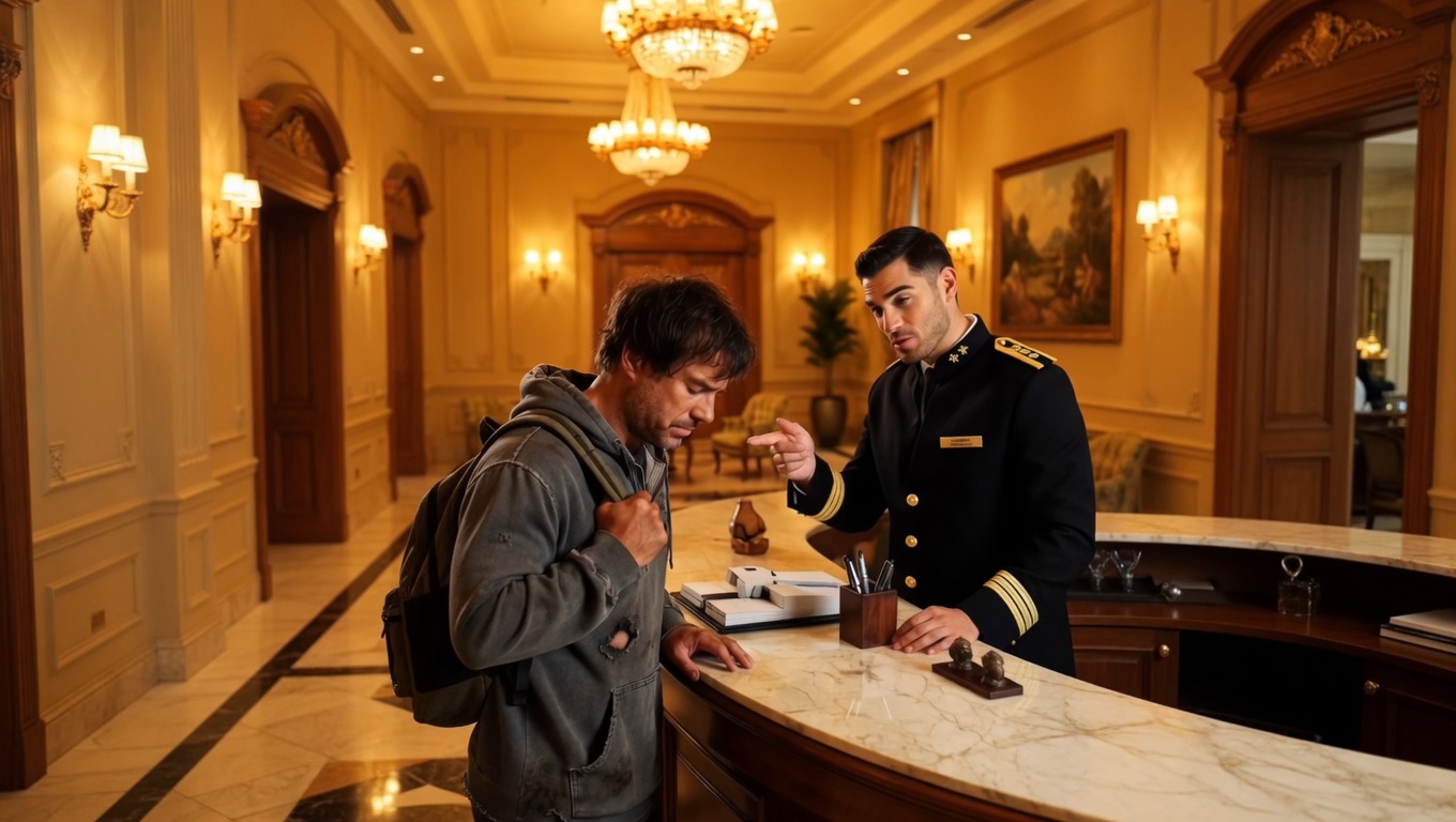 The atmosphere at the Grand Ridge Hotel was standard for a Tuesday night