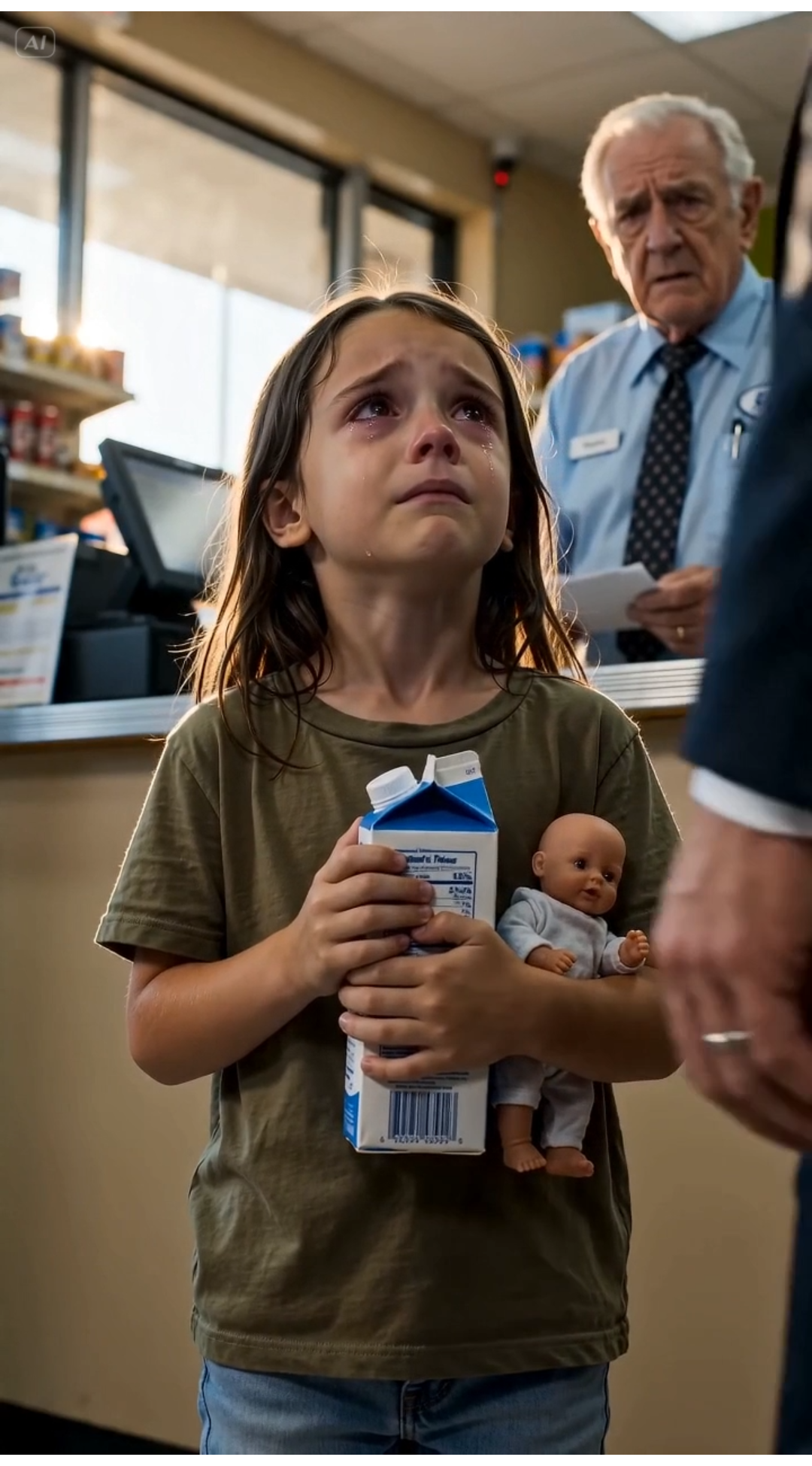 The little girl had already decided she would rather be called a thief than watch the baby cry for one more single night.