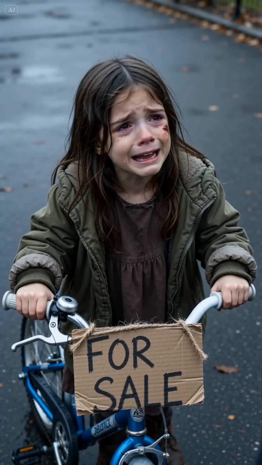 PART 2 : The suited man took a predatory step forward, his hand reaching for the handlebars with a sense of entitlement that ignored the child’s presence entirely. The air felt heavy, charged with the kind of tension that precedes a storm.