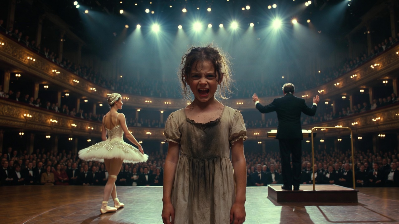 The Barefoot Girl in the Spotlights