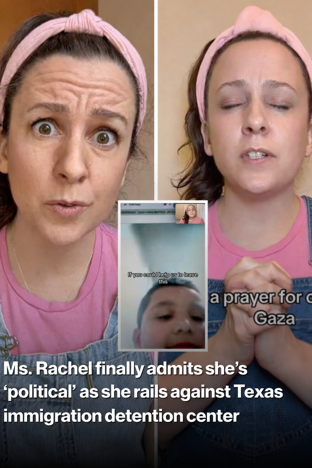 Ms. Rachel finally admits she’s ‘political’ as she rails against Texas immigration detention center