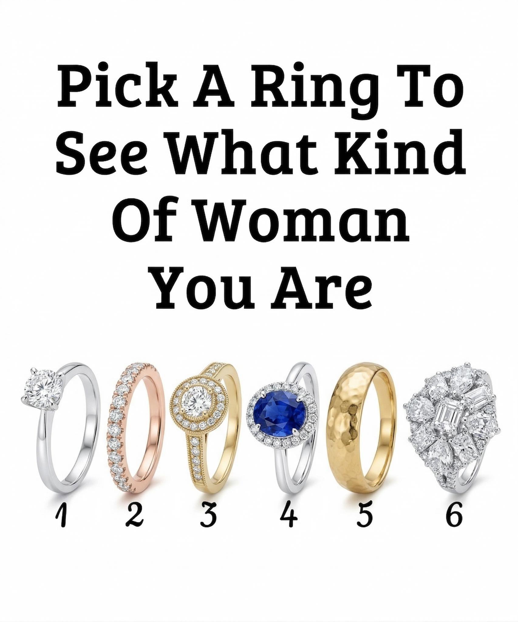 Which Ring Did You Choose? Your Choice Reveals More About You Than You Think 💍✨