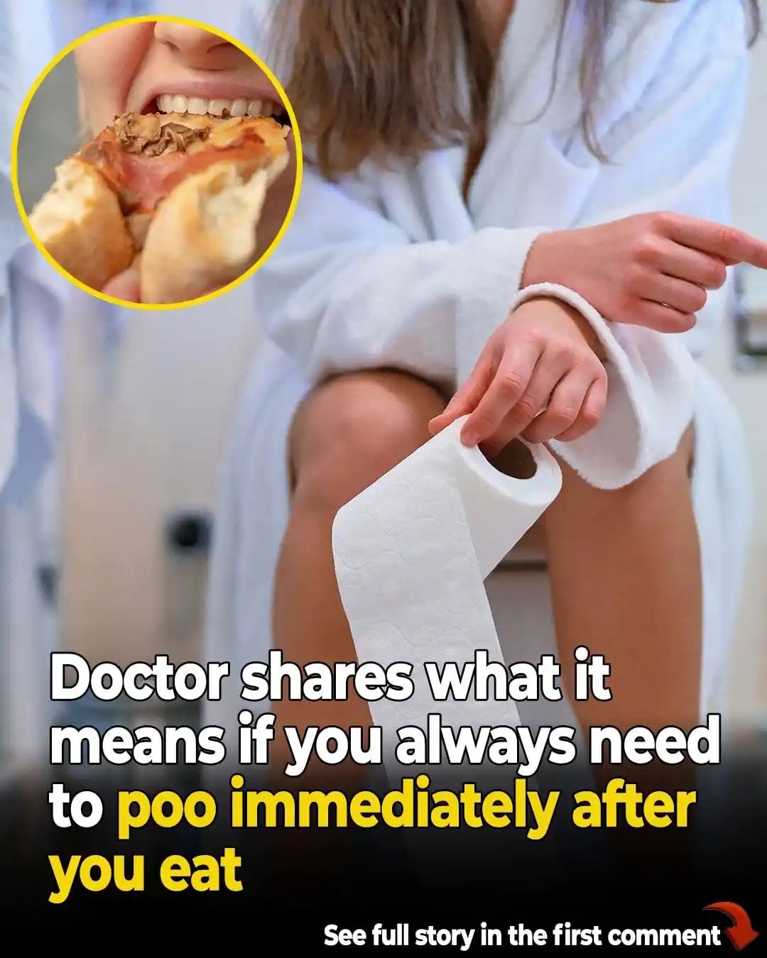 Doctor shares what it means if you always need to poo immediately after you eat (it isn’t just IBS)