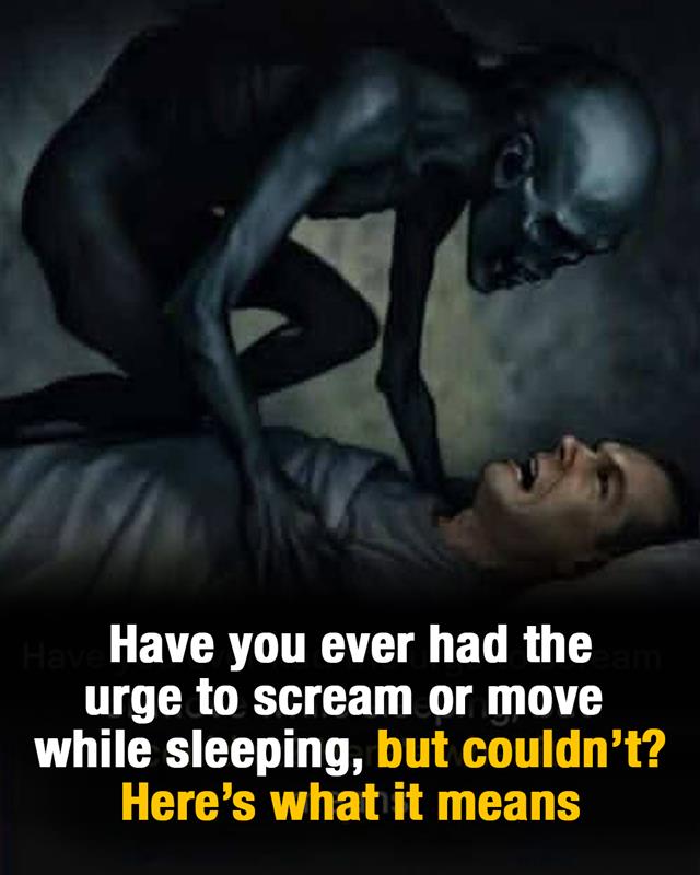 The strange, terrifying phenomenon of sleep paralysis...