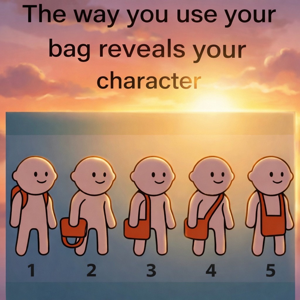 The way you use your bag gives clues about your character.