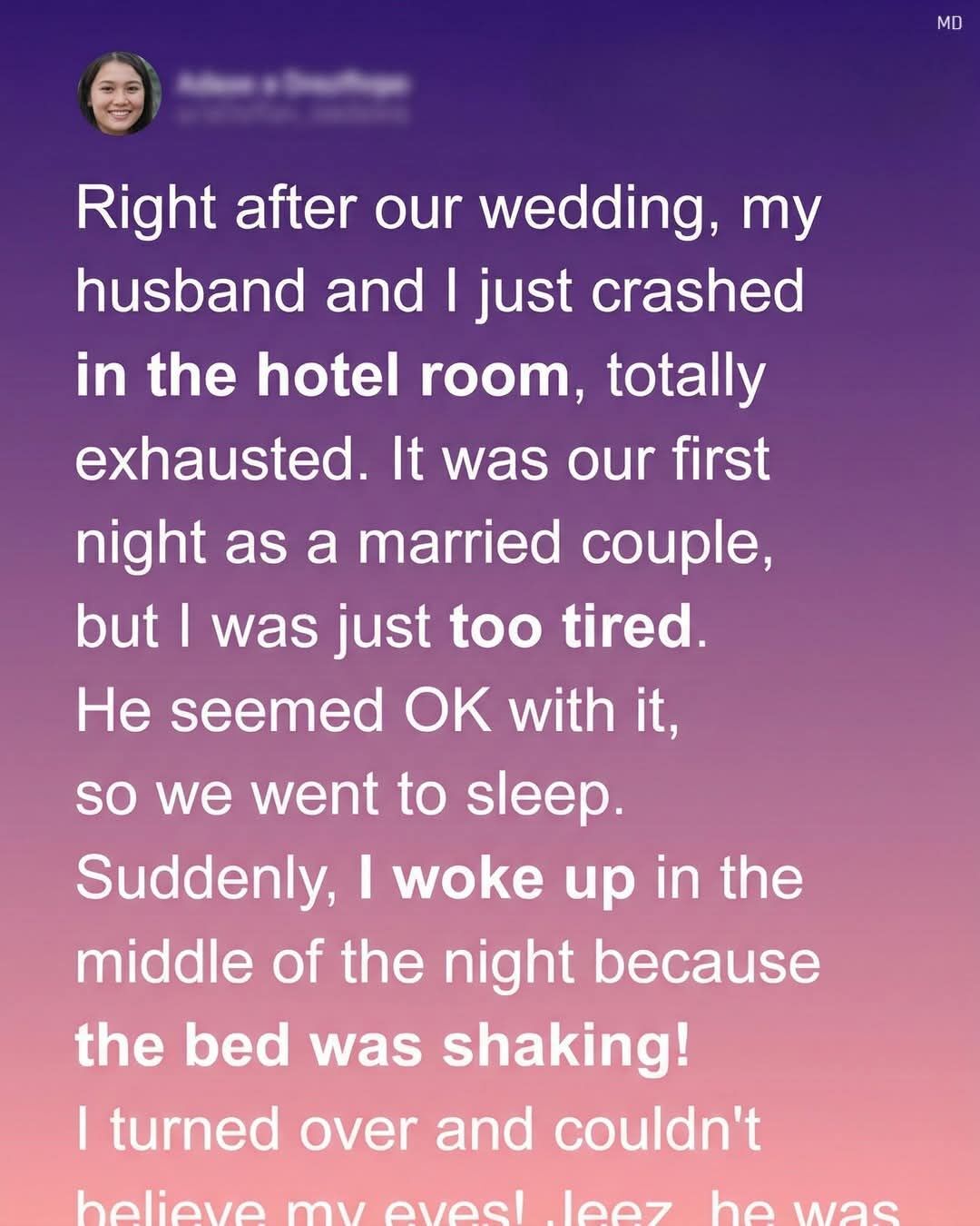 Our First Night as Newlyweds Took an Unexpected Turn — and Taught Me a Sweet Lesson About Marriage