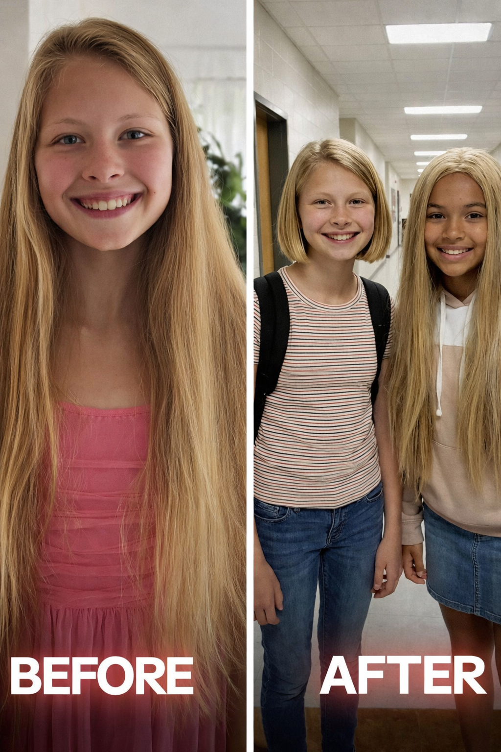 My 12-Year-Old Daughter Cut Off Her Hair for a Girl with Cancer – Then the Principal Called and Said, 'You Need to Come Now and See What Happened with Your Own Eyes'