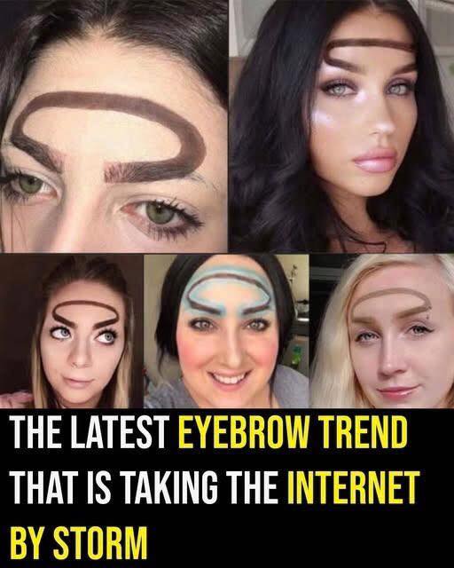 Halo brows: New beauty trend is playful and loopy